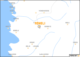 map of Moheli