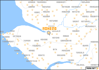 map of Mohera