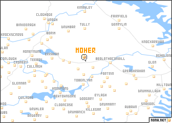 map of Moher