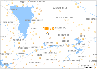 map of Moher