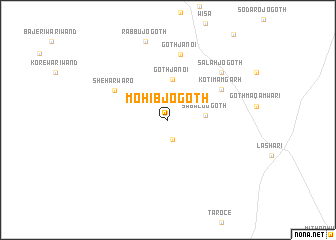 map of Mohīb jo Goth