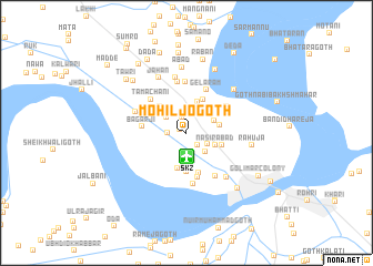 map of Mohil jo Goth