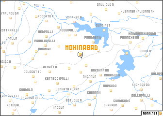 map of Mohinābād