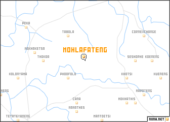 map of Mohlafateng