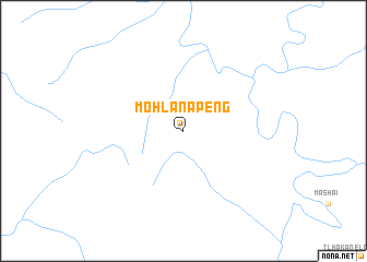 map of Mohlanapeng