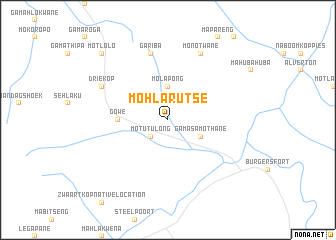 map of Mohlarutse