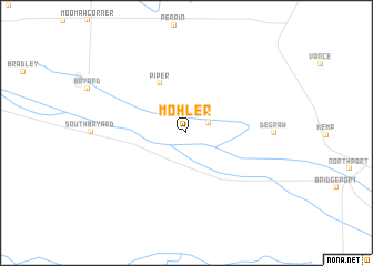 map of Mohler