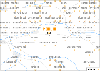 map of Möhlin