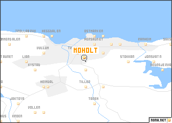 map of Moholt