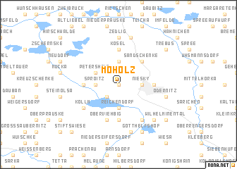 map of Moholz