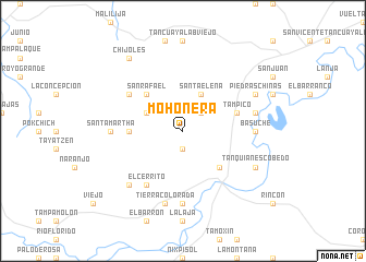 map of Mohonera