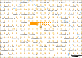 map of Mohottogoda