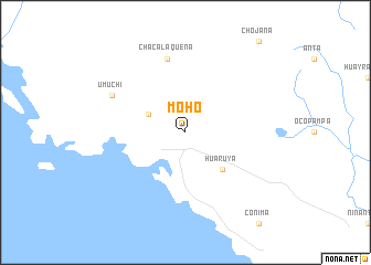 map of Moho