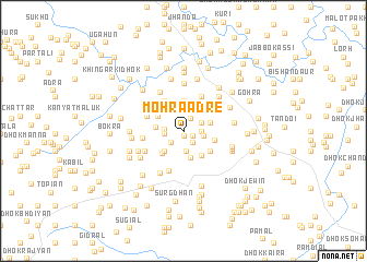 map of Mohra Adre