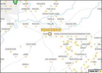 map of Mohra Amīr