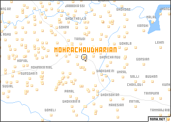 map of Mohra Chaudhariān