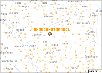 map of Mohra Chhota Nāgol