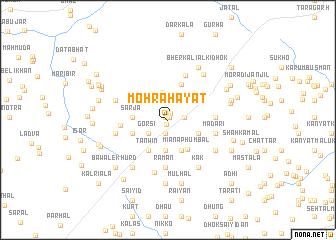 map of Mohra Hayāt