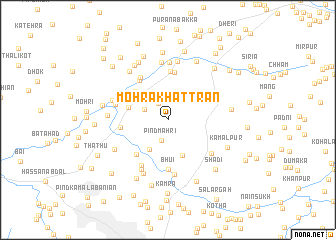 map of Mohra Khattrān