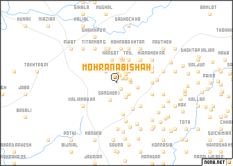 map of Mohra Nabi Shāh