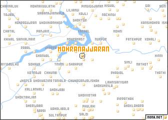 map of Mohra Najjārān