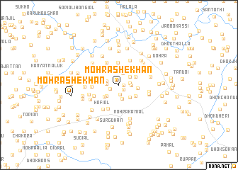 map of Mohra Shekhān