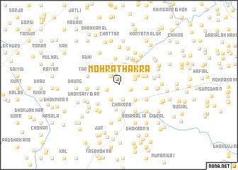 map of Mohra Thākra