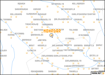 map of Mohrdār
