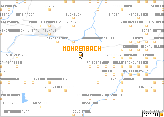 map of Möhrenbach