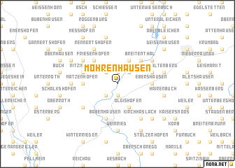 map of Mohrenhausen