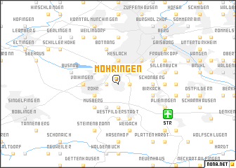map of Möhringen