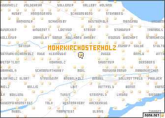 map of Mohrkirchosterholz