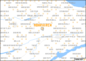 map of Mohrkirch
