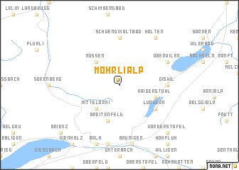 map of Möhrlialp