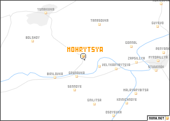 map of Mohrytsya