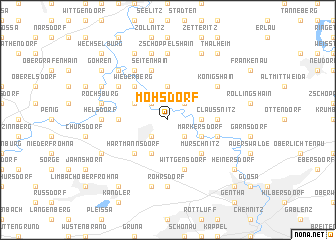 map of Mohsdorf