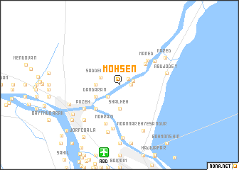 map of Moḩsen