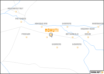 map of Mohuti