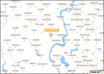 map of Mohuwa