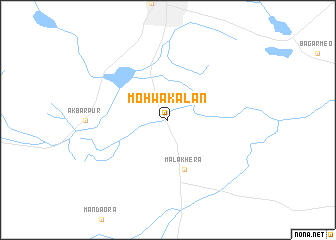 map of Mohwa Kalan