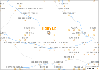 map of Mohyla