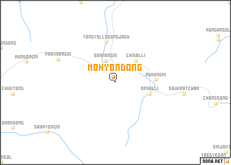 map of Mohyŏn-dong