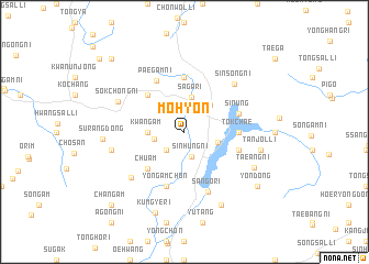 map of Mohyŏn