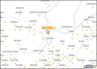 map of Moiabli