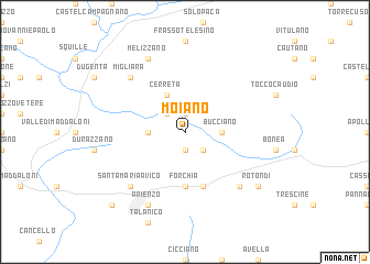 map of Moiano