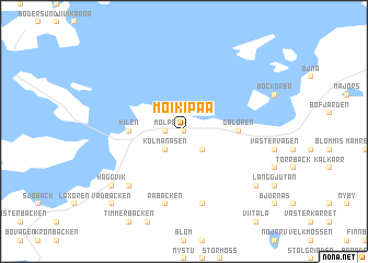 map of Moikipää