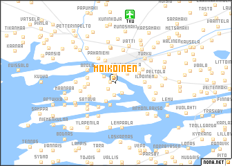 map of Moikoinen