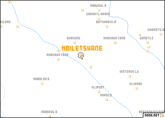 map of Moiletswane