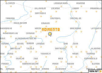 map of Moimenta