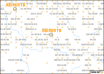 map of Moimenta